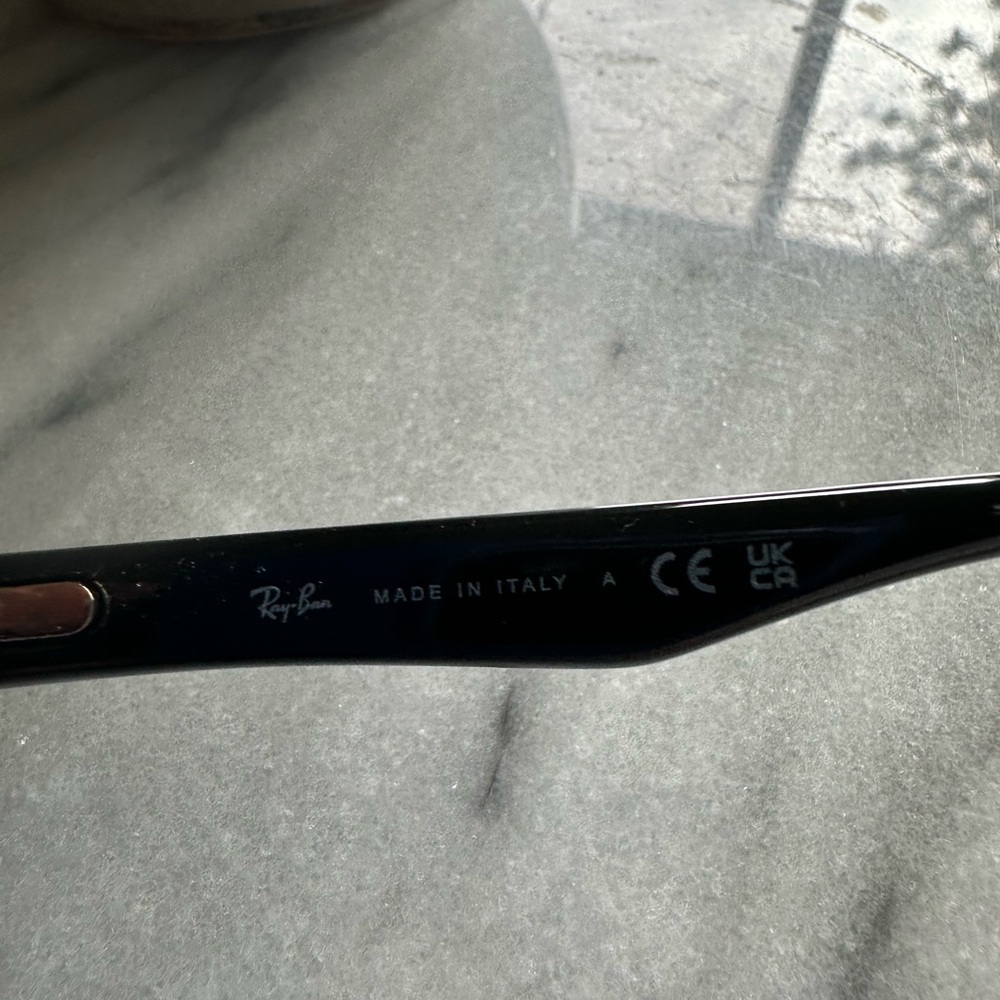 Ray-Ban 4140 601- Black Sunglasses with Dark black Lenses - Picture 5 of 5